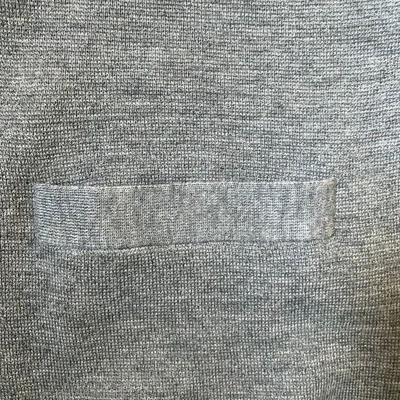 Theory Grey Merino Wool Long Vest size Small - Picture 11 of 13